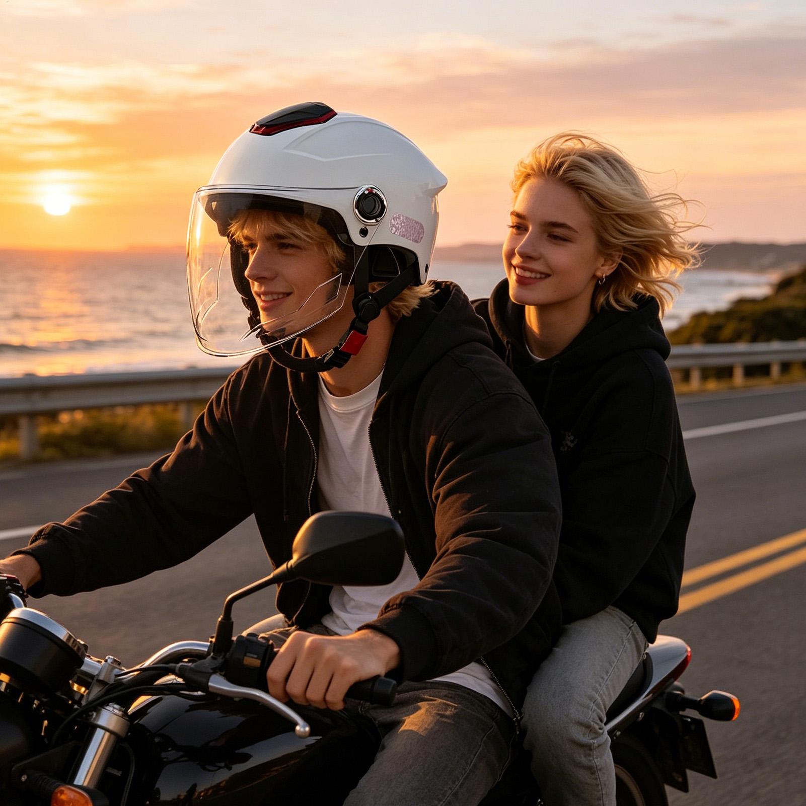หมวกกันน็อคมอเตอร์ไซค์ ระบายอา - Motorcycle Gear Urban บทวิจารณ์และราคา