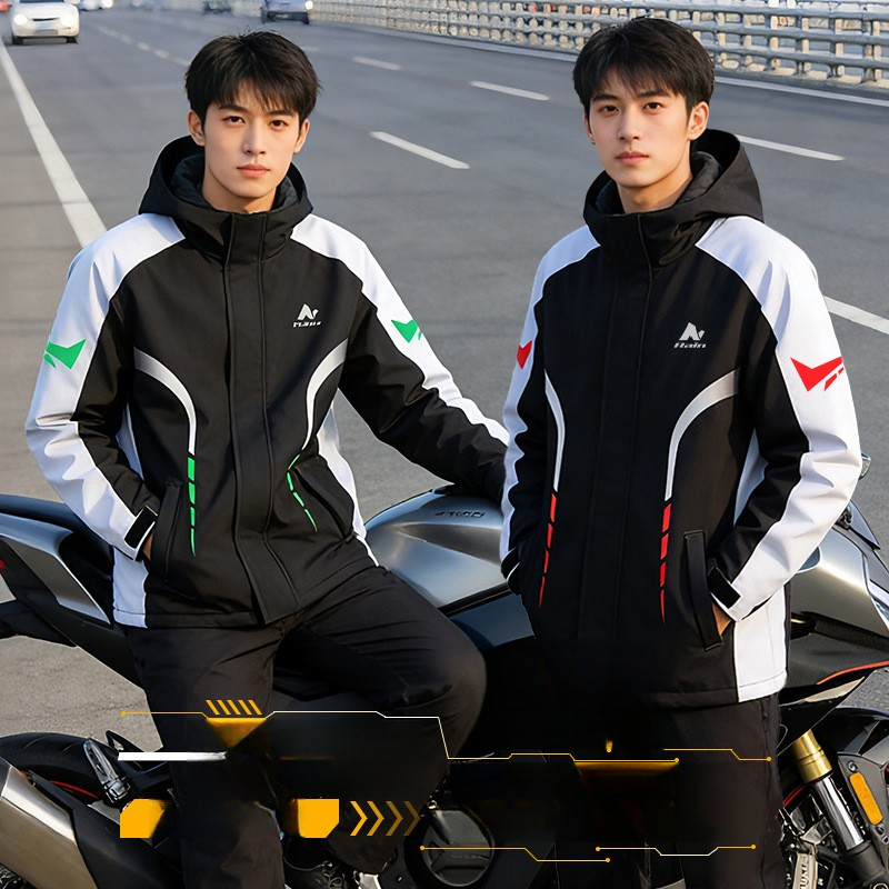ชุดกันฝนสำหรับขี่มอเตอร์ไซค์ผู - Motorcycle Gear Rain บทวิจารณ์และราคา