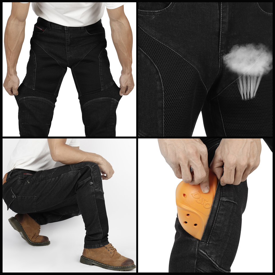 กางเกงมอเตอร์ไซค์ผู้ชายสำหรับฤ - Motorcycle Gear For Summer บทวิจารณ์และราคา