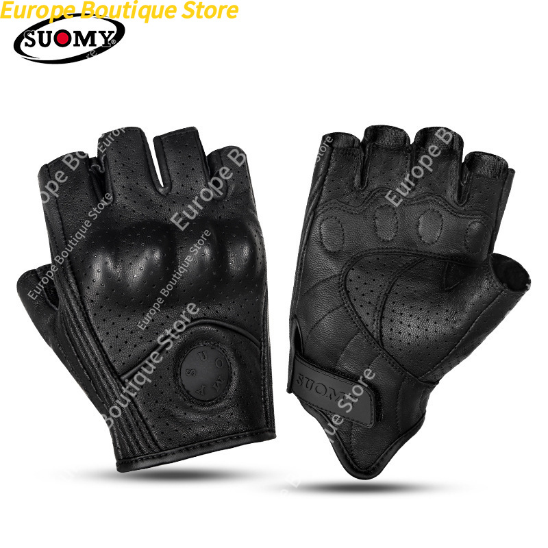 ถุงมือมอเตอร์ไซค์แบบครึ่งนิ้วห - Motorcycle Gear For Summer บทวิจารณ์และราคา