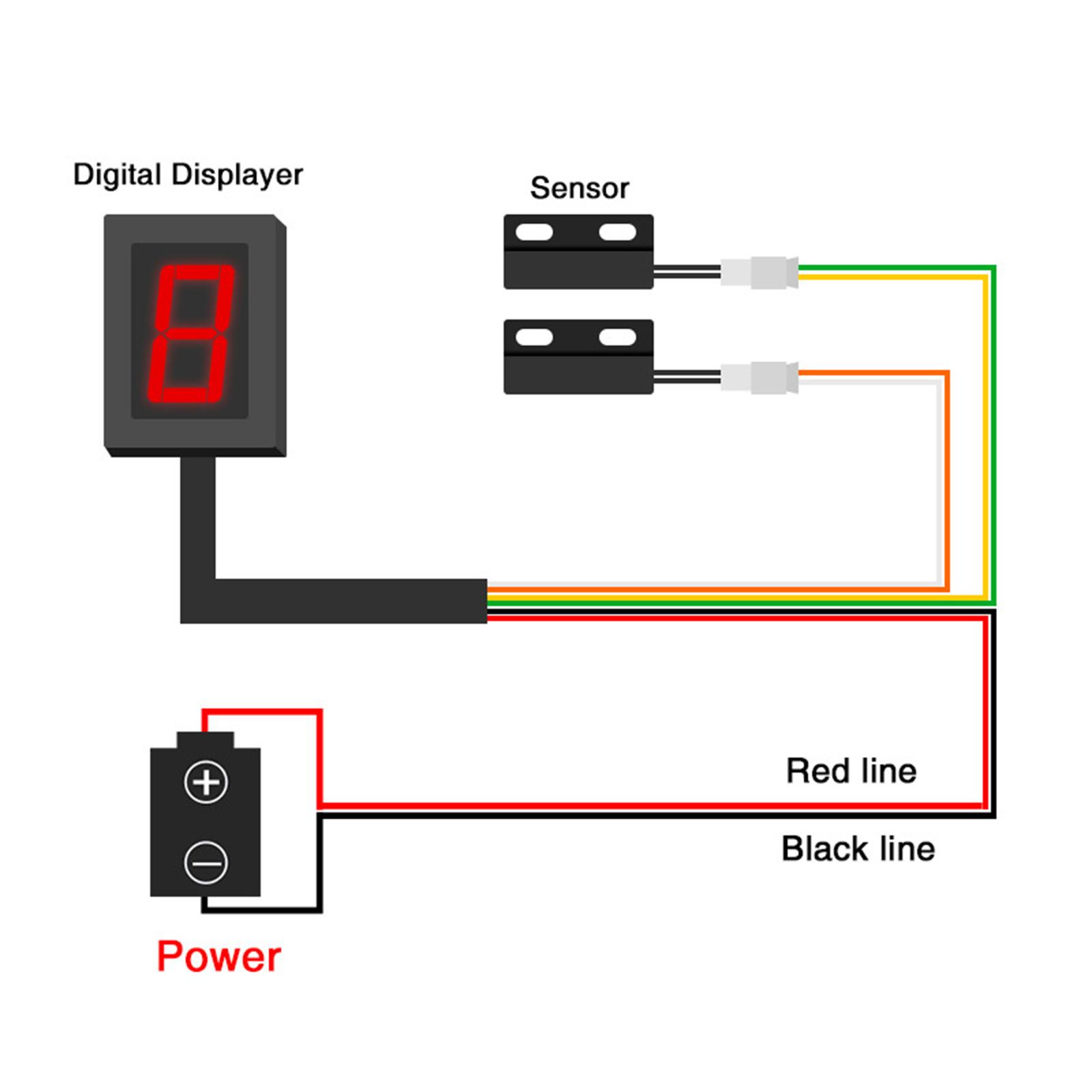 ตัวบ่งชี้เกียร์ดิจิตอลสำหรับมอ - Motorcycle Gear Indicator Install บทวิจารณ์และราคา