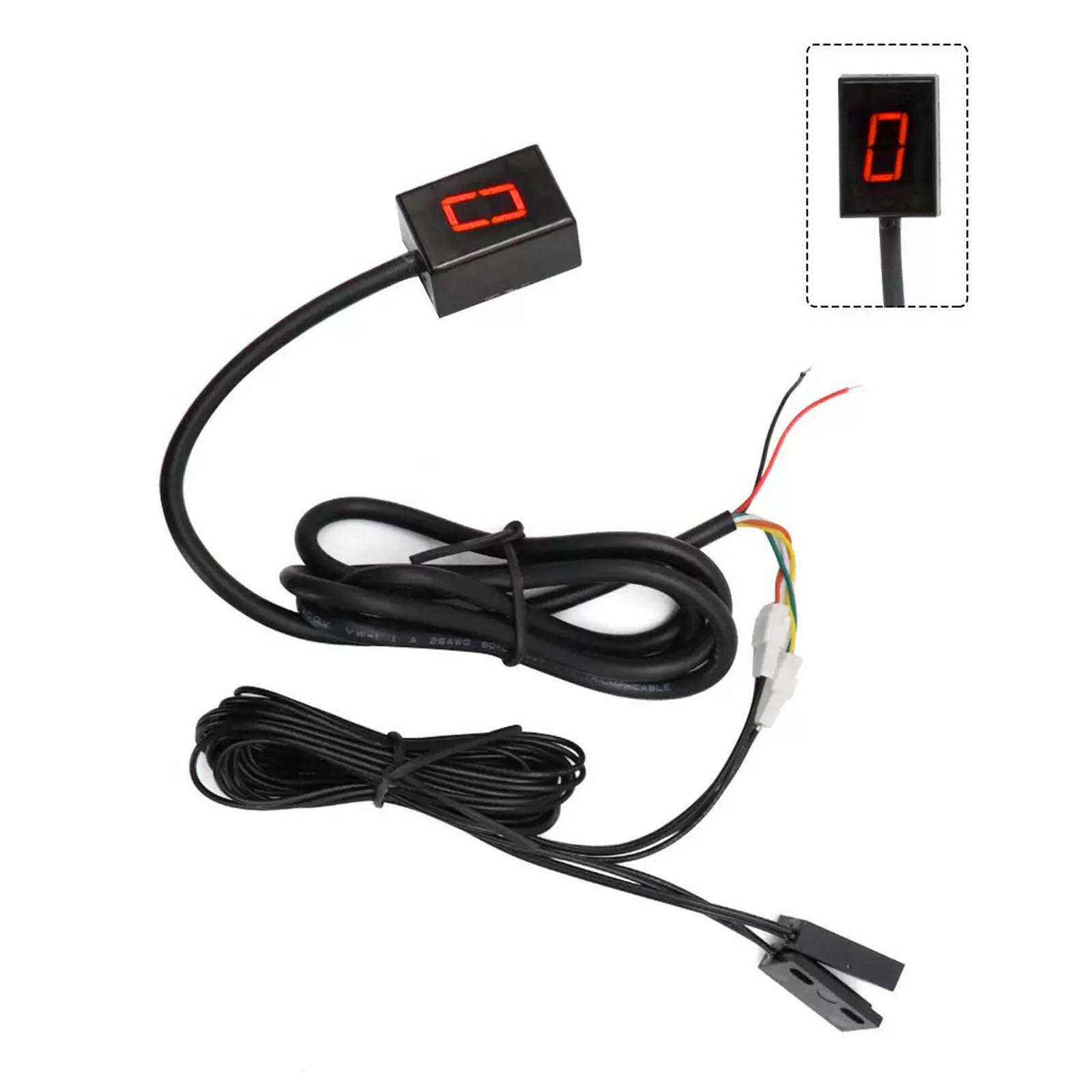 ตัวบ่งชี้เกียร์ดิจิตอลสำหรับมอ - Motorcycle Gear Indicator Install บทวิจารณ์และราคา